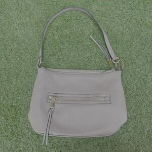 Michael Kors Pebble Leather Shoulder Bag Satchel‎ Handbag Purse Gray